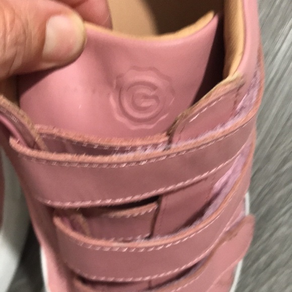 GREATS Mauve Pink Leather Adjustable Strap Slip-On Sneakers size 9 - Picture 6 of 11